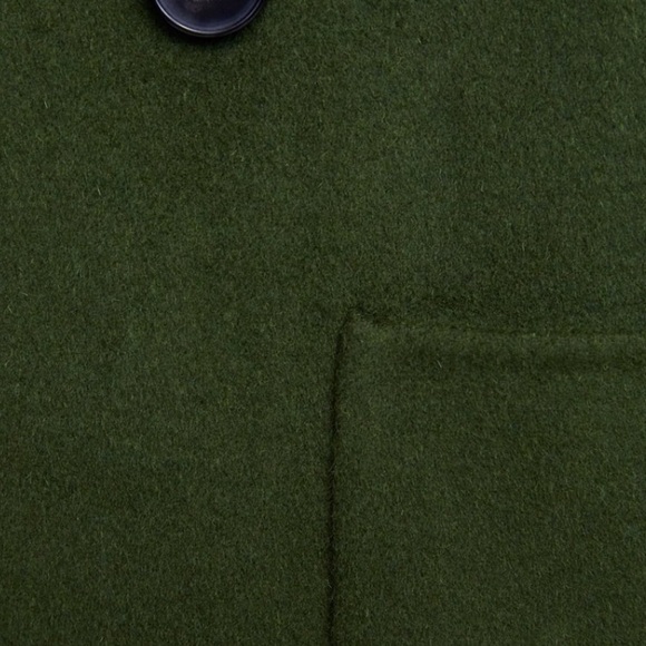 Zara Double breasted green wool blend coat S - Picture 9 of 13